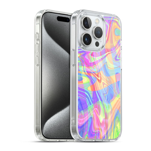 Suzan Lind Marble Light Rainbow Soft Gel Case for Apple iPhone 15 Pro & MagSafe