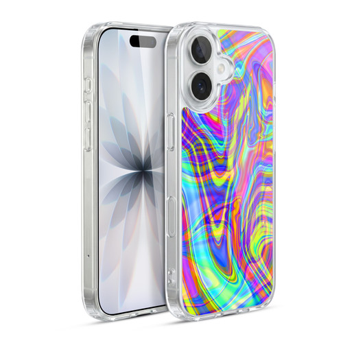 Suzan Lind Marble Illusion Rainbow Soft Gel Case for Apple iPhone 17