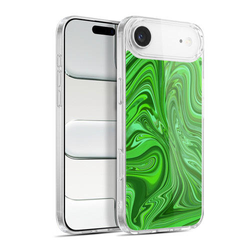 Suzan Lind Marble Emerald Green Soft Gel Case for Apple iPhone 17 Air