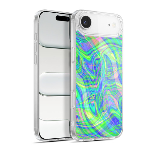 Suzan Lind Marble Green Purple Soft Gel Case for Apple iPhone 17 Air