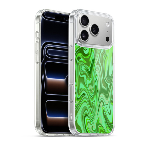 Suzan Lind Marble Light Green Soft Gel Case for Apple iPhone 17 Pro Max