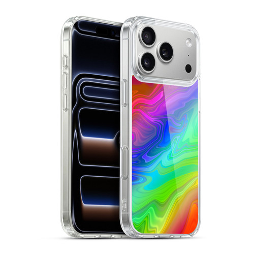 Suzan Lind Marble Rainbow Soft Gel Case for Apple iPhone 17 Pro Max