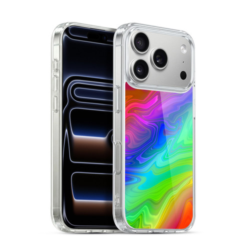 Suzan Lind Marble Rainbow Soft Gel Case for Apple iPhone 17 Pro