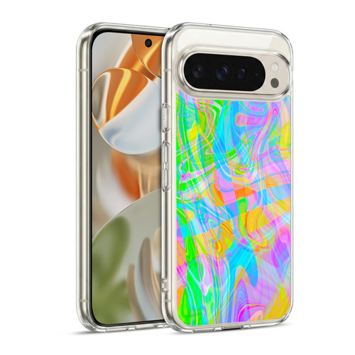 Suzan Lind Marble Abstract Rainbow Soft Gel Case for Google Pixel 9 / Pixel 9 Pro