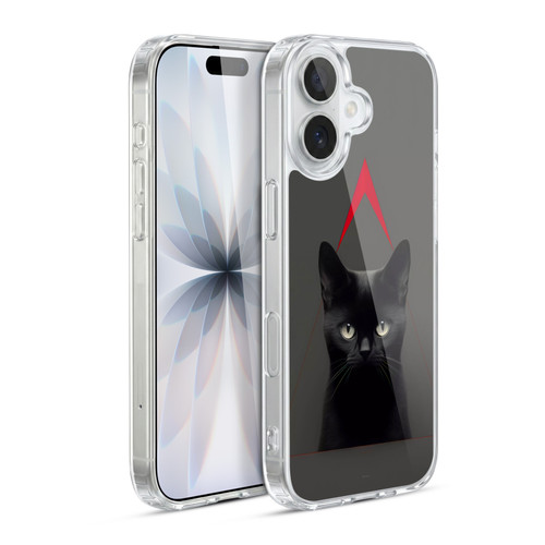 Haroulita Mix Art Animals Black Cat Soft Gel Case for Apple iPhone 17