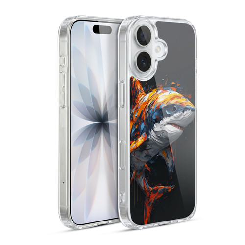 Haroulita Mix Art Animals Shark Soft Gel Case for Apple iPhone 17