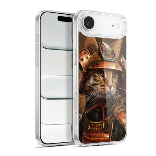 Haroulita Mix Art Animals Samurai Cat Soft Gel Case for Apple iPhone 17 Air