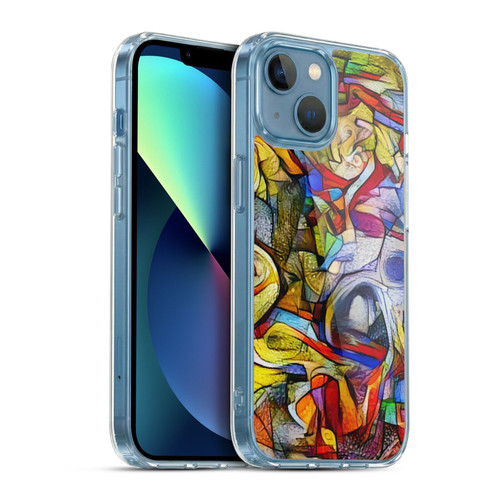 Cosmo18 Jupiter Fantasy Abstract Soft Gel Case for Apple iPhone 13 Mini & MagSafe