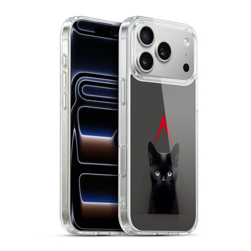 Haroulita Mix Art Animals Black Cat Soft Gel Case for Apple iPhone 17 Pro Max