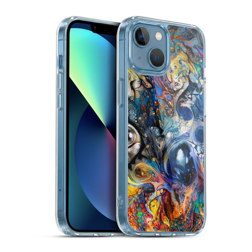 Cosmo18 Jupiter Fantasy Peace Soft Gel Case for Apple iPhone 13 Mini & MagSafe