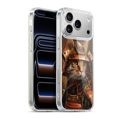 Haroulita Mix Art Animals Samurai Cat Soft Gel Case for Apple iPhone 17 Pro Max
