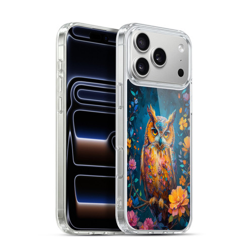 Haroulita Mix Art Animals Yellow Owl Soft Gel Case for Apple iPhone 17 Pro Max