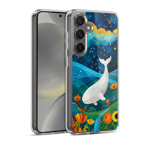 Haroulita Mix Art Animals Whale Soft Gel Case for Samsung Galaxy S24 5G & MagSafe