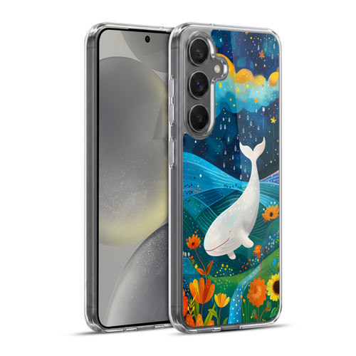 Haroulita Mix Art Animals Whale Soft Gel Case for Samsung Galaxy S24+ 5G & MagSafe