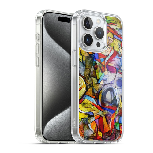 Cosmo18 Jupiter Fantasy Abstract Soft Gel Case for Apple iPhone 15 Pro & MagSafe