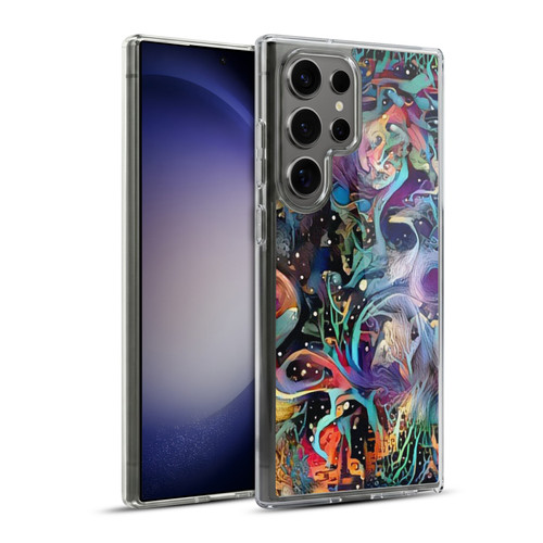 Cosmo18 Jupiter Fantasy Decorative Soft Gel Case for Samsung Galaxy S23 Ultra 5G & MagSafe