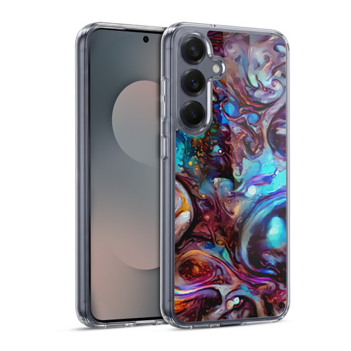 Cosmo18 Jupiter Fantasy Indigo Soft Gel Case for Samsung Galaxy S25 & MagSafe