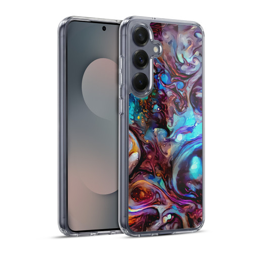 Cosmo18 Jupiter Fantasy Indigo Soft Gel Case for Samsung Galaxy S25+ & MagSafe