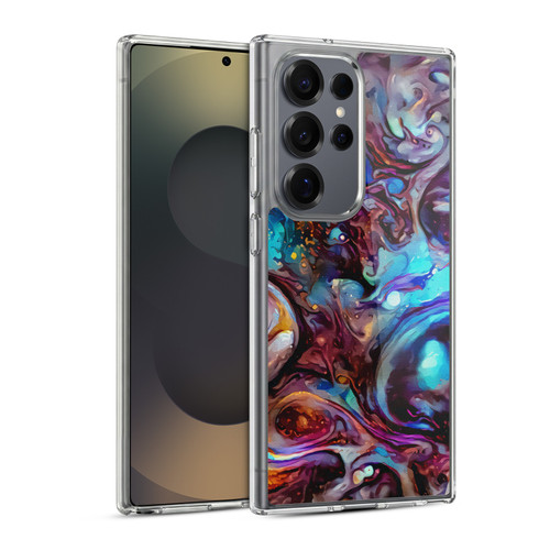 Cosmo18 Jupiter Fantasy Indigo Soft Gel Case for Samsung Galaxy S25 Ultra & MagSafe