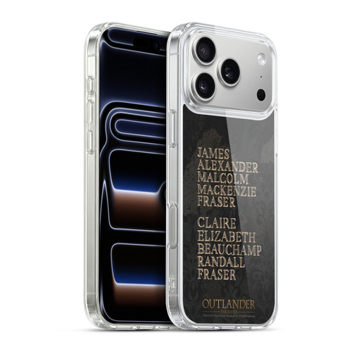 Outlander Graphics Names Soft Gel Case for Apple iPhone 17 Pro Max
