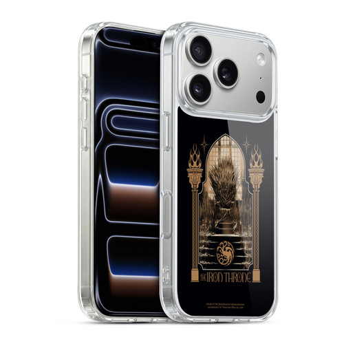 House Of The Dragon: Television Series Season 2 Graphics The Iron Throne Soft Gel Case for Apple iPhone 17 Pro