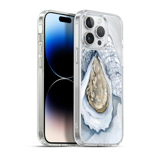 Paul Brent Sea Creatures Oyster White Soft Gel Case for Apple iPhone 13 Pro Max & MagSafe