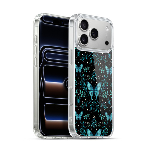 Episodic Drawing Art Butterfly Pattern Soft Gel Case for Apple iPhone 17 Pro Max
