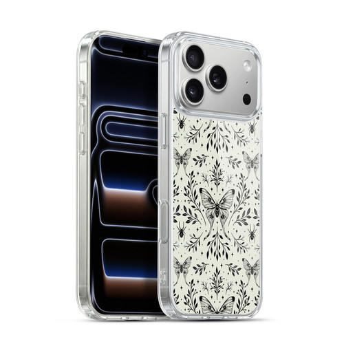 Episodic Drawing Art Mystical Butterfly Pattern Soft Gel Case for Apple iPhone 17 Pro Max