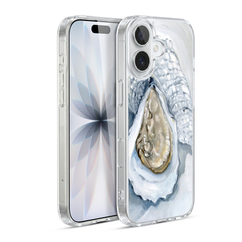 Paul Brent Sea Creatures Oyster White Soft Gel Case for Apple iPhone 17