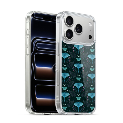 Episodic Drawing Art Emerald Pattern Soft Gel Case for Apple iPhone 17 Pro