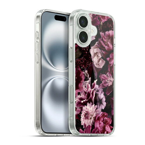 LebensArt Birds And Floral Opulence Soft Gel Case for Apple iPhone 16 Plus & MagSafe