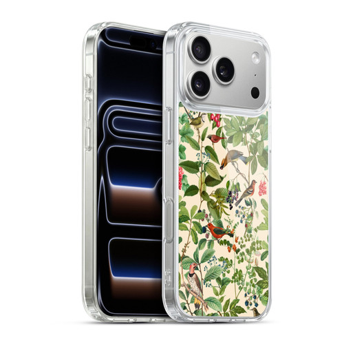 LebensArt Birds And Floral Berries Soft Gel Case for Apple iPhone 17 Pro Max