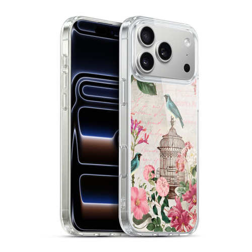 LebensArt Birds And Floral Birdcage Master Soft Gel Case for Apple iPhone 17 Pro Max