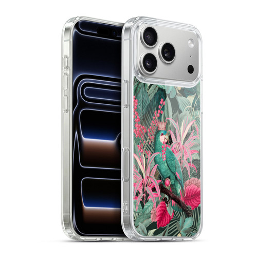 LebensArt Birds And Floral Parrot King Soft Gel Case for Apple iPhone 17 Pro Max