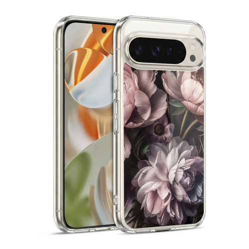 LebensArt Birds And Floral Baroque Smoke Soft Gel Case for Google Pixel 9 / Pixel 9 Pro