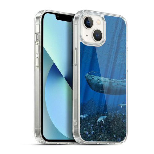 Simone Gatterwe Life In Sea U99 Submarine Soft Gel Case for Apple iPhone 13