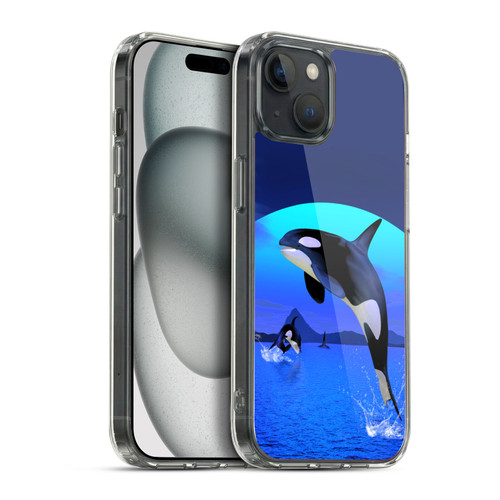 Simone Gatterwe Life In Sea Above The Sea Soft Gel Case for Apple iPhone 15 Plus & MagSafe