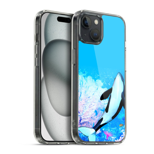 Simone Gatterwe Life In Sea Orca Soft Gel Case for Apple iPhone 15 Plus & MagSafe