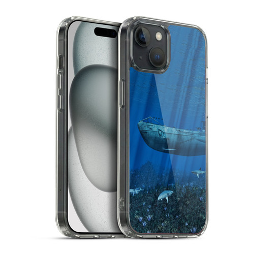 Simone Gatterwe Life In Sea U99 Submarine Soft Gel Case for Apple iPhone 15 Plus & MagSafe