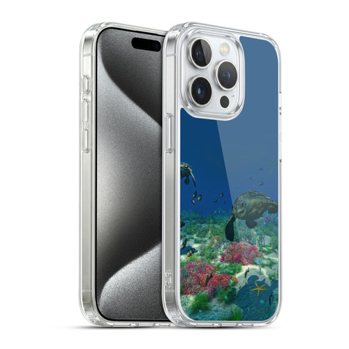 Simone Gatterwe Life In Sea Sea Turtles Soft Gel Case for Apple iPhone 15 Pro & MagSafe