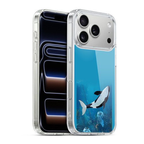 Simone Gatterwe Life In Sea Jellyfish And Orca Soft Gel Case for Apple iPhone 17 Pro