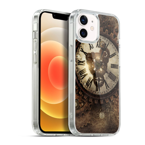 Simone Gatterwe Steampunk Vintage Clock Soft Gel Case for Apple iPhone 12 / iPhone 12 Pro & MagSafe