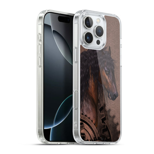 Simone Gatterwe Steampunk Horse Soft Gel Case for Apple iPhone 16 Pro Max & MagSafe