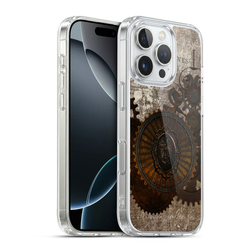 Simone Gatterwe Steampunk Letter Soft Gel Case for Apple iPhone 16 Pro & MagSafe