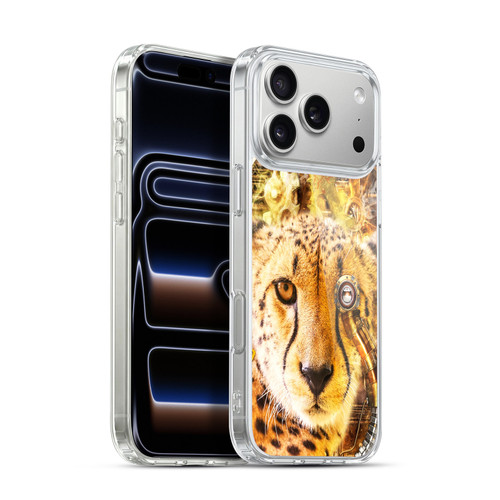 Simone Gatterwe Steampunk Cheetah Soft Gel Case for Apple iPhone 17 Pro Max