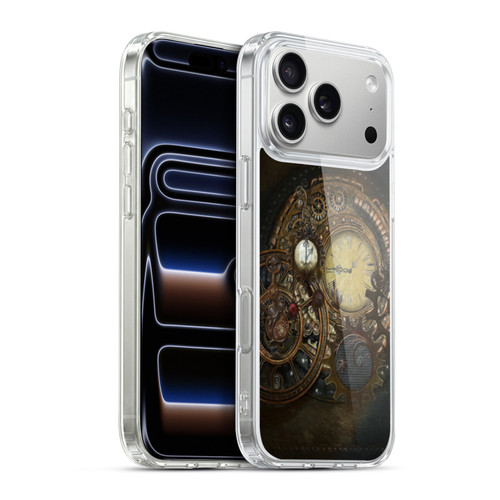 Simone Gatterwe Steampunk Clocks Soft Gel Case for Apple iPhone 17 Pro Max