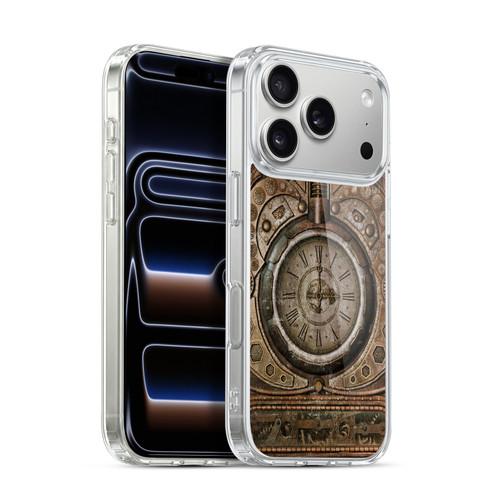 Simone Gatterwe Steampunk Grunge Clock Soft Gel Case for Apple iPhone 17 Pro