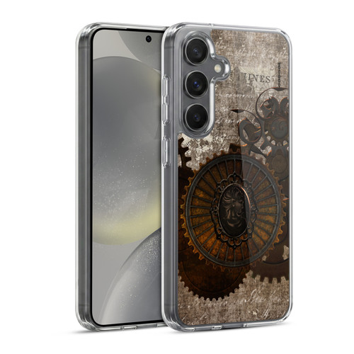 Simone Gatterwe Steampunk Letter Soft Gel Case for Samsung Galaxy S24 5G & MagSafe