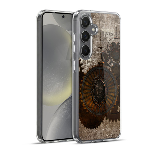 Simone Gatterwe Steampunk Letter Soft Gel Case for Samsung Galaxy S24+ 5G & MagSafe