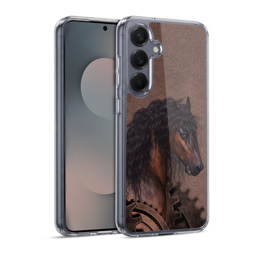 Simone Gatterwe Steampunk Horse Soft Gel Case for Samsung Galaxy S25 & MagSafe
